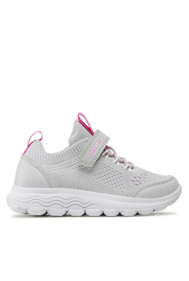Geox Сникърси J Spherica Girl J26GYB06KBCC1024 S Lt Grey/Fuchsia - Mera.bg