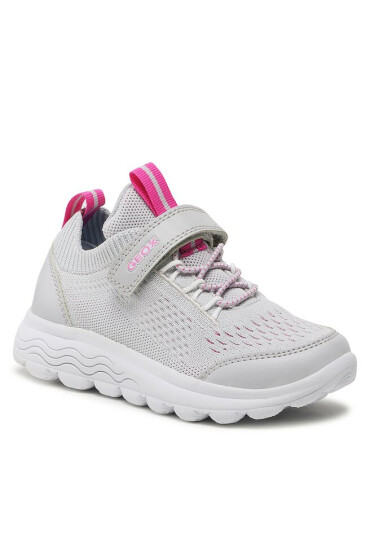 Geox Сникърси J Spherica Girl J26GYB06KBCC1024 S Lt Grey/Fuchsia - Mera.bg