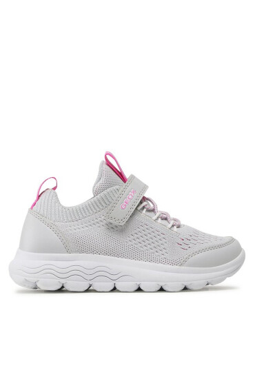 Geox Сникърси J Spherica Girl J26GYB06KBCC1024 S Lt Grey/Fuchsia - Mera.bg