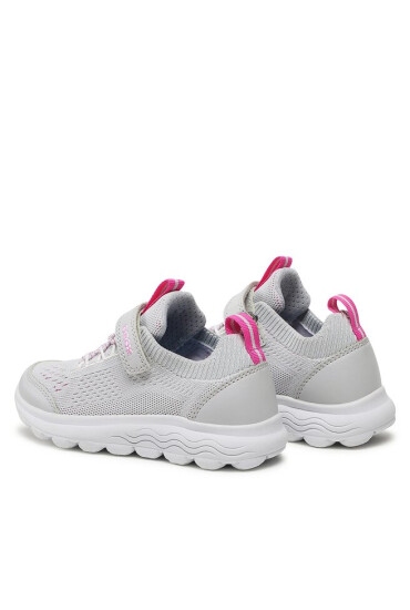 Geox Сникърси J Spherica Girl J26GYB06KBCC1024 S Lt Grey/Fuchsia - Mera.bg