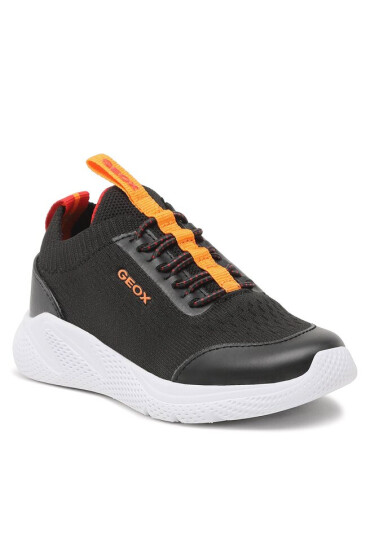 Geox Сникърси J Sprintye Boy J25GBA0006KC0038 M Black/Orange - Mera.bg
