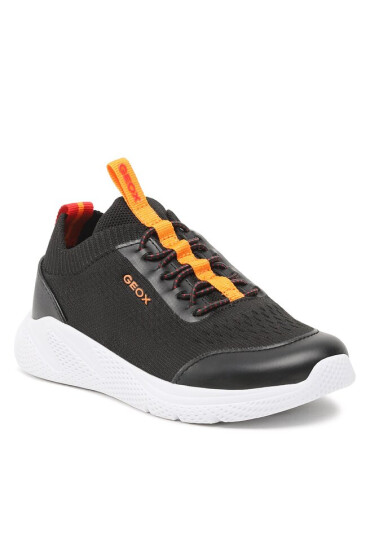 Geox Сникърси J Sprintye Boy J25GBA0006KC0038 S Black/Orange - Mera.bg