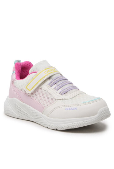 Geox Сникърси J Sprintye Girl J26FWA0BC14C0653 S White/Multicolor - Mera.bg