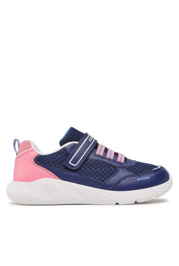 Geox Сникърси J Sprintye Girl J26FWA0BC14C4290 D Navy/Coral - Mera.bg