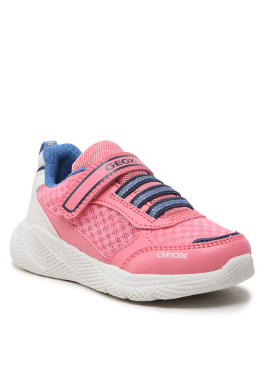 Geox Сникърси J Sprintye Girl J26FWA0BC14C7Q1Z M Lt Coral/White - Mera.bg