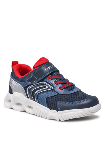 Geox Сникърси J Wroom B. B J25GAB 014BU C0735 D Navy/Red - Mera.bg