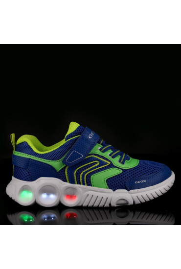 Geox Сникърси J Wroom B. B J25GAB 014CE C4344 D Royal/Lime - Mera.bg