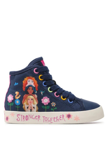 Geox Сникърси Jr Ciak Girl J1504C00010C4002 M Тъмносин - Mera.bg