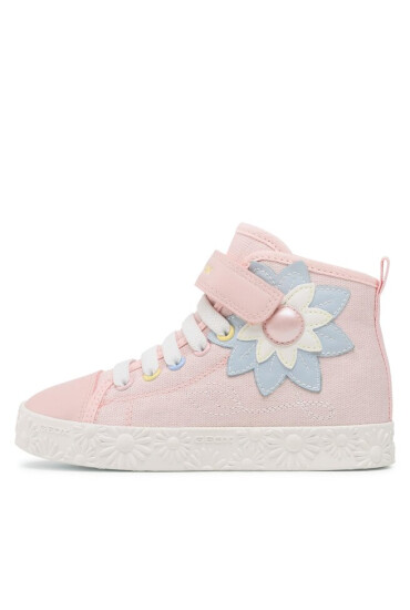 Geox Сникърси Jr Ciak Girl J3504B00954C8W0B S Lt Rose/Crystal - Mera.bg