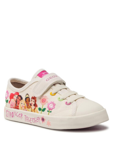 Geox Сникърси Jr Ciak Girl J3504D00010C1058 S Lt Ivory - Mera.bg