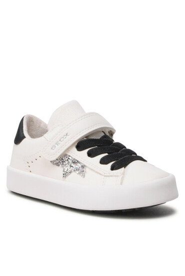 Geox Сникърси Jr Kilwi Girl J35D5B000BCC0404 M Бял - Mera.bg