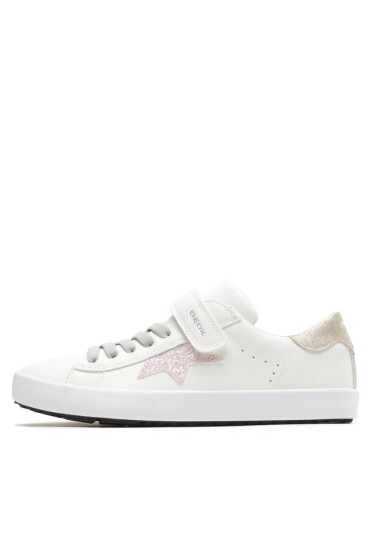 Geox Сникърси Jr Kilwi Girl J35D5B000BCC0406 D White/Pink - Mera.bg