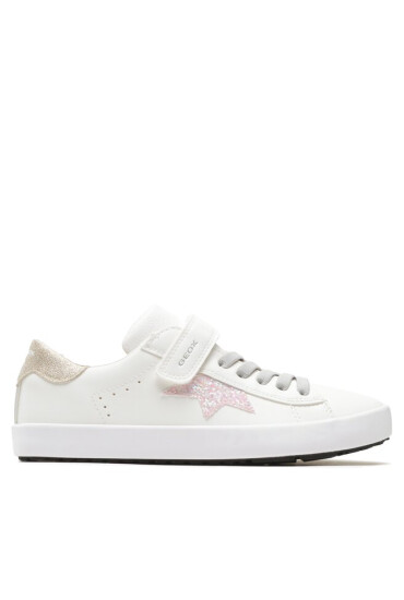 Geox Сникърси Jr Kilwi Girl J35D5B000BCC0406 D White/Pink - Mera.bg