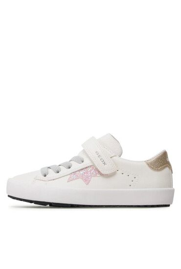 Geox Сникърси Jr Kilwi Girl J35D5B000BCC0406 S White/Pink - Mera.bg