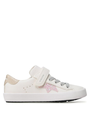 Geox Сникърси Jr Kilwi Girl J35D5B000BCC0406 S White/Pink - Mera.bg