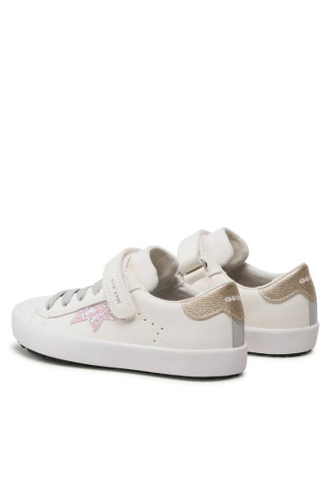 Geox Сникърси Jr Kilwi Girl J35D5B000BCC0406 S White/Pink - Mera.bg