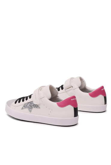 Geox Сникърси Jr Kilwi Girl J35D5B000BCC0563 D White/Fuchsia - Mera.bg