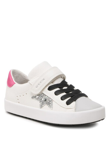 Geox Сникърси Jr Kilwi Girl J35D5B000BCC0563 S White/Fuchsia - Mera.bg