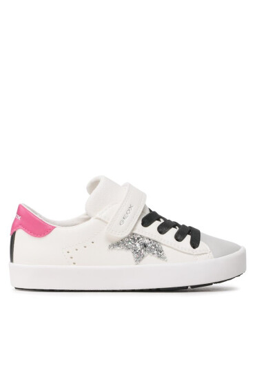 Geox Сникърси Jr Kilwi Girl J35D5B000BCC0563 S White/Fuchsia - Mera.bg