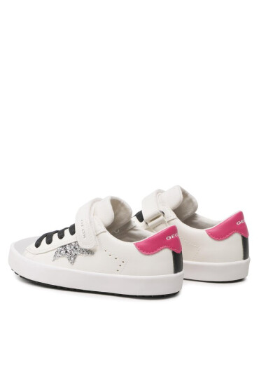 Geox Сникърси Jr Kilwi Girl J35D5B000BCC0563 S White/Fuchsia - Mera.bg