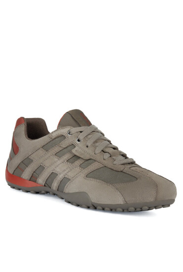 Geox Сникърси Uomo Snake U4207K 022EK C1B6B Dove Grey/Brick - Mera.bg