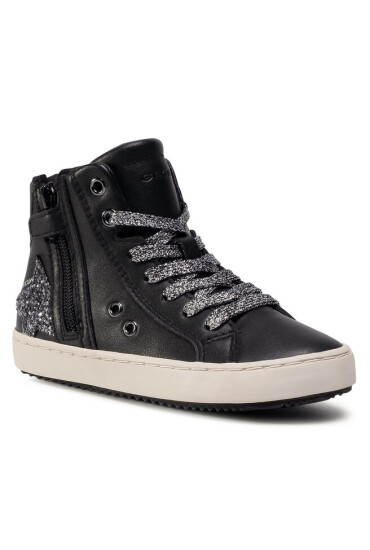 Geox Зимни обувки J044GA 000BC C9244 S Black/Dk Silver - Mera.bg