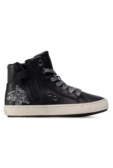 Geox Зимни обувки J044GA 000BC C9244 S Black/Dk Silver - Mera.bg