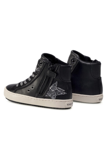 Geox Зимни обувки J044GA 000BC C9244 S Black/Dk Silver - Mera.bg