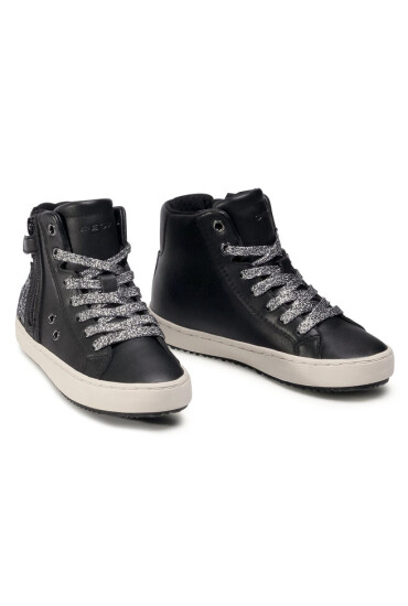 Geox Зимни обувки J044GA 000BC C9244 S Black/Dk Silver - Mera.bg