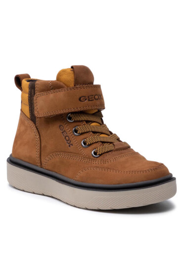 Geox Зимни обувки J Riddock Boy Wpf A J167TA 032FU C2286 M Dk Yellow/Brown - Mera.bg