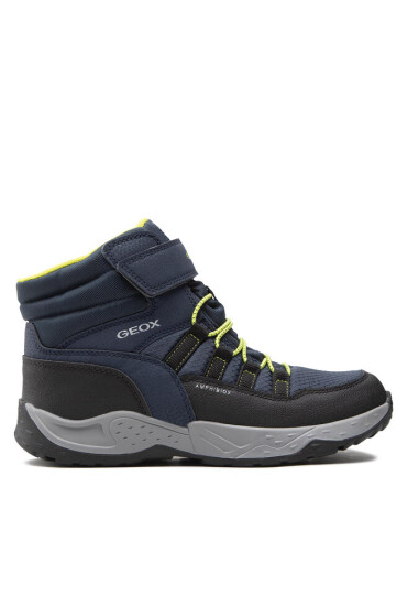 Geox Зимни обувки J Sentiero B.B Abx C J26FSC 0FUCE C0479 D Navy/Lime - Mera.bg