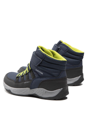 Geox Зимни обувки J Sentiero B.B Abx C J26FSC 0FUCE C0479 D Navy/Lime - Mera.bg