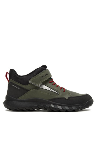Geox Зимни обувки J Simbyos J36L0C 0MEFU C0754 D Green/Red - Mera.bg