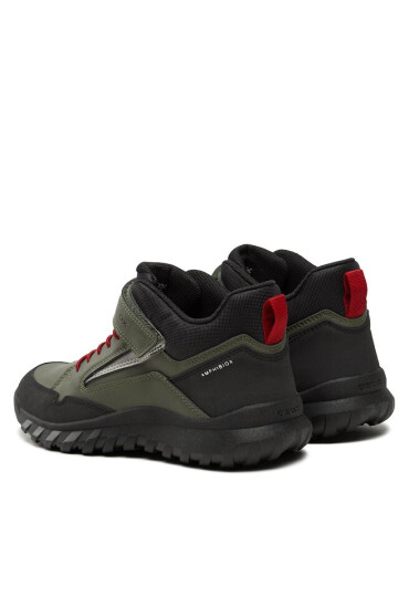 Geox Зимни обувки J Simbyos J36L0C 0MEFU C0754 D Green/Red - Mera.bg