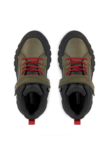 Geox Зимни обувки Simboys J36L0C 0MEFU C0754 M Dk Green/Red - Mera.bg