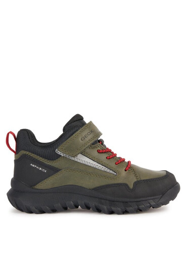 Geox Зимни обувки Simboys J36L0C 0MEFU C0754 S Dk Green/Red - Mera.bg