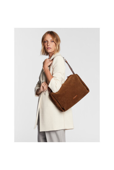 Gianni Chiarini Дамска чанта April BS 9446/22AI CM-PL Cognac - Mera.bg