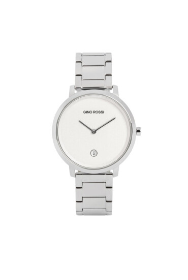 Gino Rossi Часовник 02032511 Silver/White - Mera.bg