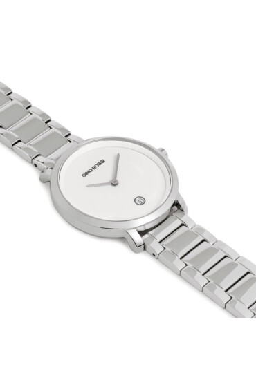Gino Rossi Часовник 02032511 Silver/White - Mera.bg