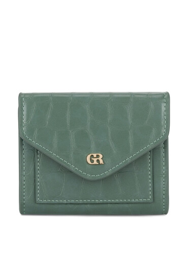 Gino Rossi Портфейл 4W1-005-AW24 Зелен - Mera.bg