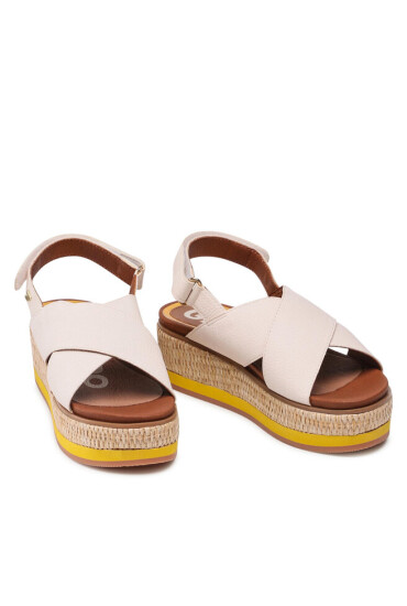 Gioseppo Еспадрили Meggett 65985 Off-White - Mera.bg