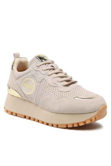GOE Сникърси LL2N4001 Beige - Mera.bg