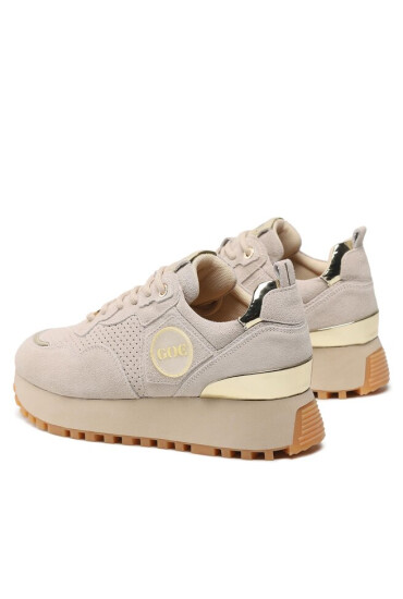 GOE Сникърси LL2N4001 Beige - Mera.bg