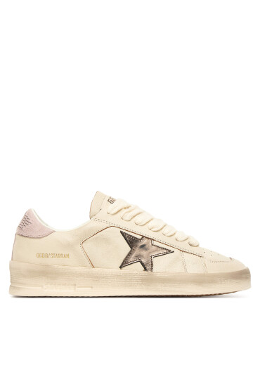 Golden Goose Сникърси Stardan GWF00128.F007276.82942 Екрю - Mera.bg
