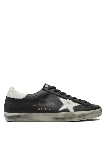 Golden Goose Сникърси Super-Star Classic With List GMF00101.F000321.80203 Черен - Mera.bg