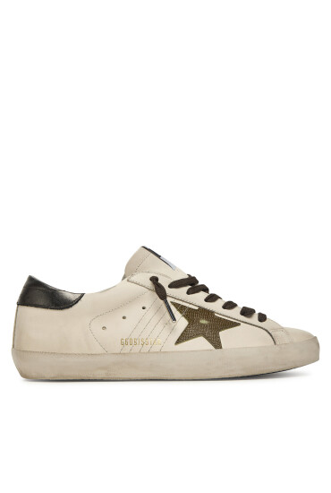 Golden Goose Сникърси Super-Star Classic With List GMF00101F00751683112 Бял - Mera.bg