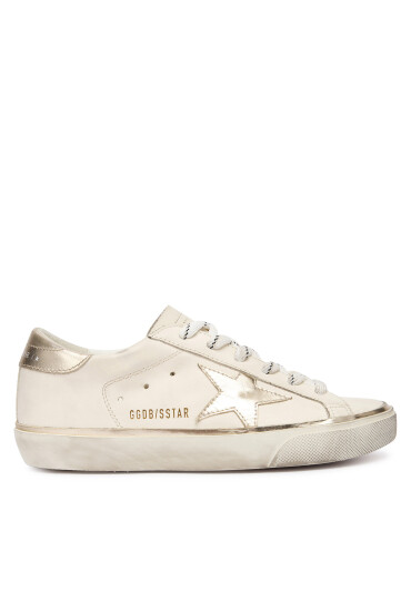 Golden Goose Сникърси Super-Star Classic With List GWF00101.F007558.10698 Екрю - Mera.bg