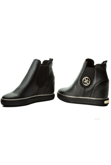 Guess Боти Freda FLFRE3 LEA12 BLACK/BLACK - Mera.bg