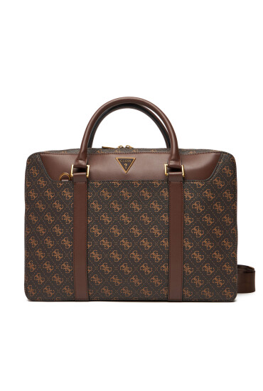 Guess Чанта за лаптоп Vezzola Smart HMEVZL P3138 Кафяв - Mera.bg