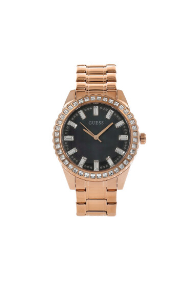 Guess Часовник Sparkler GW0111L3 ROSE GOLD/BLACK - Mera.bg